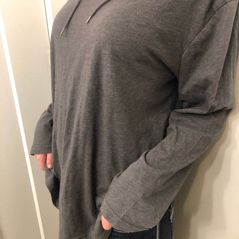 Large Grey Light Hoodie